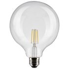 SATCO S21259 8G40/CL/LED/E26/940/120V 8 Watt G40 LED; Clear; Medium base; 90 CRI; 4000K; 120 Volt