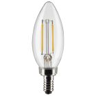 SATCO S21275 5.5B11/LED/935/CL/120V/E12 5.5 Watt B11 LED; Clear; Candelabra base; 90 CRI; 3500K; 120 Volt