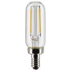SATCO S21340 2.8T6/LED/CL/927/120V/E12 2.8 Watt T6 LED; Clear; Candelabra base; 90 CRI; 2700K; 120 Volt