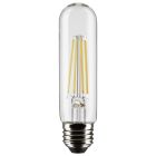 SATCO S21351 8T10/LED/CL/930/120V/E26 8 Watt T10 LED; Clear; Medium base; 90 CRI; 3000K; 120 Volt