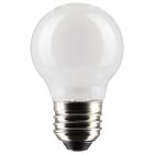 SATCO S21816 4.5G16.5/LED/WH/927/120V/E26/2 4.5 Watt G16.5 LED; White; Medium Base; 2700K; 350 Lumens; 120 Volt; 2-Pack