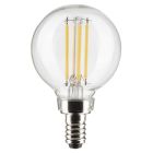 SATCO S21875 4G16.5/LED/CL/950/120V/E12/2CD 4 Watt G16.5 LED - Clear - Candelabra Base - 5000K - 120 Volt - 2-Pack