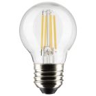SATCO S21877 4G16.5/LED/CL/950/120V/E26/2CD 4 Watt G16.5 LED - Clear - Medium Base - 5000K - 120 Volt - 2-Pack