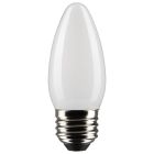 SATCO S21882 5.5B11/LED/950/FR/120V/E26/2CD 5.5 Watt B11 LED - Frost Finish - Medium Base - 5000K - 120 Volt - 2-Pack