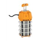 SATCO S38975 150W/LED/HID/TEMP/5K/120V 150 Watt LED Hi-Lumen temporary Hi-Bay Caged lamp; 5000K; Integrated Cord / Plug & Hook; 120 Volt