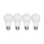 SATCO S39597 9.5A19/LED/850/ND/120V/4PK;9.5 Watt; A19 LED; Frost; 5000K; Medium base; 220 deg. Beam Angle; 120 Volt; Non-Dimmable; 4-Pack