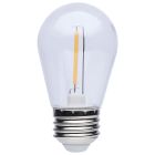 SATCO S8021R1 (1W/LED/S14/CL/27K/120V/ND/4PK) S14 LED String Light Replacement Lamp - Medium Base - 2700K - Clear - 120 Volt - 4-Pack