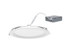Maxlite SDBR8189CSW (105306) 8" SLIM DOWNLIGHT BAFFE STYLE ROUND 18W 90CRI 2700/3000/3500/4000/5000 WHITE, IC RATED