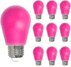 Bulbrite 862323 (LED2S14/PNK/FIL/D-10PK) 2.5W LED S14 PINK FILAMENT DIMMABLE-10PK