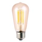Halco 85146 ST19AMB8ANT/822/LED2;ST19 120V 8W 2200K E26 AMBER PROLED