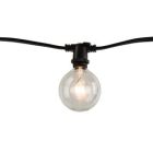 Bulbrite 861932 (STRING10/E12/BLACK-G16-2PK) 14' STRING LIGHT 10 SOCKETS BLACK W/11W G16 CLEAR 120V E12 LAMPS-2PK