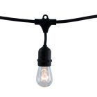 Bulbrite 862822 STRING15/E26-S14KT-2PK 48-foot String Light Kit with Clear Vintage Style S14 Incandescent Light Bulbs, 2-pk