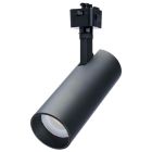 NUVO TH5012 (20W CCT LED TRK 36 BLK J-STYLE) 20 Watt LED Track Head - 36 Degree Beam Spread - J-Style Track - 5 CCT Selectable - Matte Black Finish
