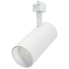 NUVO TH5023 (30W CCT LED TRK 48 WHT J-STYLE) 30 Watt LED Track Head - 48 Degree Beam Spread - J-Style Track - 5 CCT Selectable - Matte White Finish