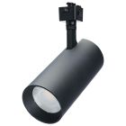 NUVO TH5024 (30W CCT LED TRK 48 BLK J-STYLE) 30 Watt LED Track Head - 48 Degree Beam Spread - J-Style Track - 5 CCT Selectable - Matte Black Finish