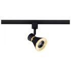 NUVO TH643 12 Watt LED Cinch Track Head - 3000K - Matte Black and Brushed Brass Finish