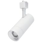 NUVO TH731 (15W BEAM ADJ TRACK HEAD) 15 Watt LED Track Head - 20 to 50 Degree Adjustable Beam Spread - CCT Selectable - Matte White Finish