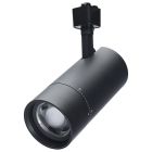 NUVO TH742 (30W BEAM ADJ TRACK HEAD) 30 Watt LED Track Head - 20 to 50 Degree Adjustable Beam Spread - CCT Selectable - Matte Black Finish