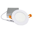 Bulbrite 861672 LED7JBOXDL/3/927/WHRD/D-2PK 7W LED 3" RECESSED DOWNLIGHT W/ METAL JBOX & BAFFLE WHITE ROUND DIMMABLE 90CRI 2700K 120V-2PK