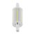 SATCO S11220 (6W/LED/T3/78MM/830/120V/D R7S) 6 Watt LED Bulb; J-Type T3 78mm; 120 Volt; R7S Base; 3000K; Double Ended; 200 Degree Beam Angle