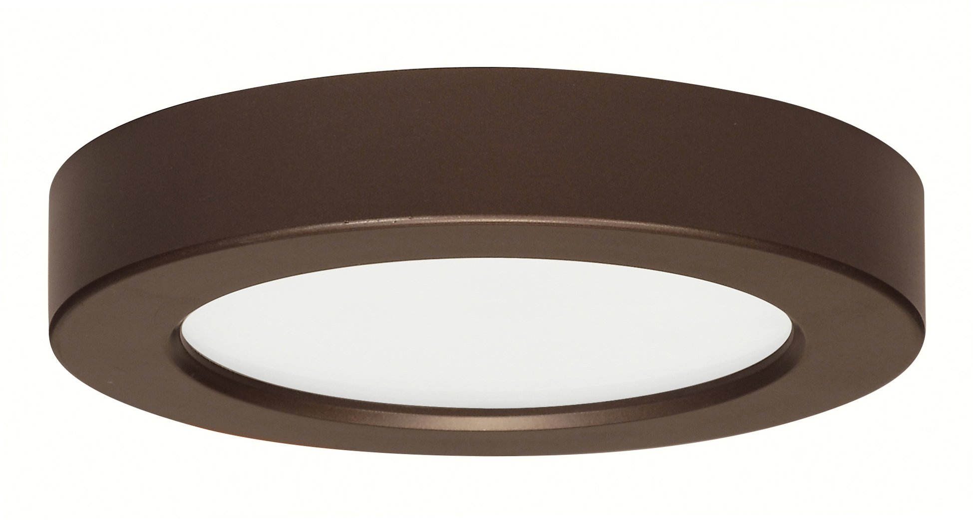 Satco S29323 10.5 watt; 5.5 Flush Mount LED Fixture; 3000K; Round Shape; White Finish; 120 Volts